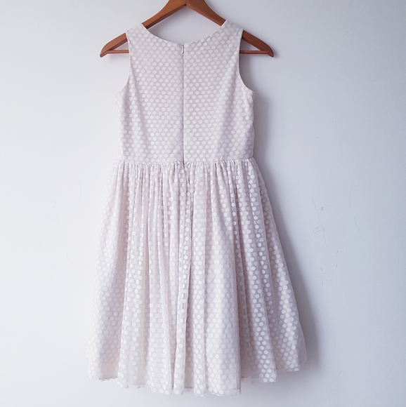 PIPPA & JULIE Ivory Tulle Polk-a-dot Tween Dress - Picture 12 of 12